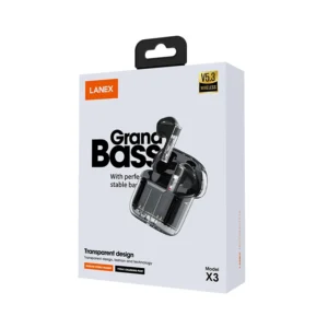 LANEX HST-X3 - TWS EARPHONE BT V5.3 - BLACK